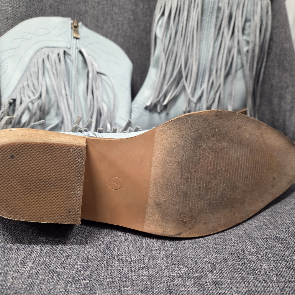 Adela Tall Fringe Western Boot - Picture 6 of 10
